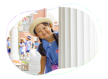 府中ひばり幼稚園の子どもたち